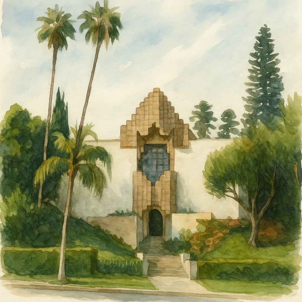 Sowden House (1926): Lloyd Wright’s Mayan Revival Showplace in Los Feliz